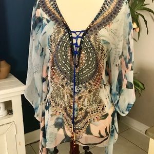 Kaftan Beach Coverup or Top